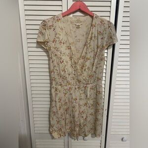 Ralph Lauren Floral Cream Mini Dress